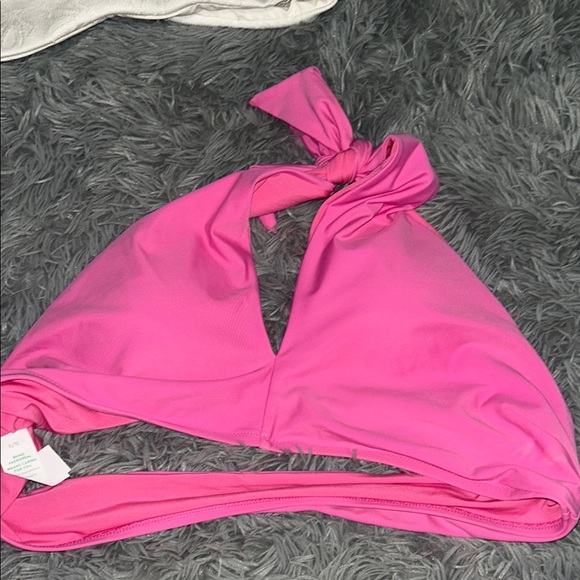 Aerie White, Pink, and Leopard Print Bikini Tops - Picture 2 of 5